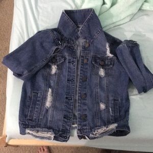 Dark wash jean jacket